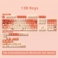 Tang Dynasty Beauty 104+34 / 54 MDA Profile Keycap Set Cherry MX PBT Dye-subbed for Mechanical Gaming Keyboard